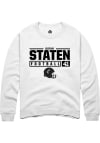 Main image for Quinn Staten Rally Mens White Cincinnati Bearcats NIL Stacked Box Crew Sweatshirt