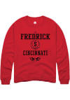 Main image for Cj Fredrick  Rally Cincinnati Bearcats Mens Red NIL Sport Icon Long Sleeve Crew Sweatshirt