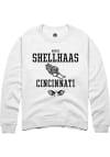 Main image for Brock Shellhaas Rally Mens White Cincinnati Bearcats NIL Sport Icon Crew Sweatshirt