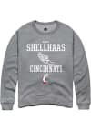 Main image for Brock Shellhaas Rally Mens Graphite Cincinnati Bearcats NIL Sport Icon Crew Sweatshirt