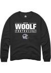 Main image for Brock Woolf Rally Mens Black K-State Wildcats NIL Stacked Box Crew Sweatshirt