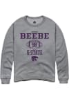 Main image for Camden Beebe Rally Mens Graphite K-State Wildcats NIL Sport Icon Crew Sweatshirt