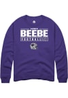 Main image for Camden Beebe Rally Mens Purple K-State Wildcats NIL Stacked Box Crew Sweatshirt