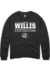 Main image for Carver Willis Rally Mens Black K-State Wildcats NIL Stacked Box Crew Sweatshirt