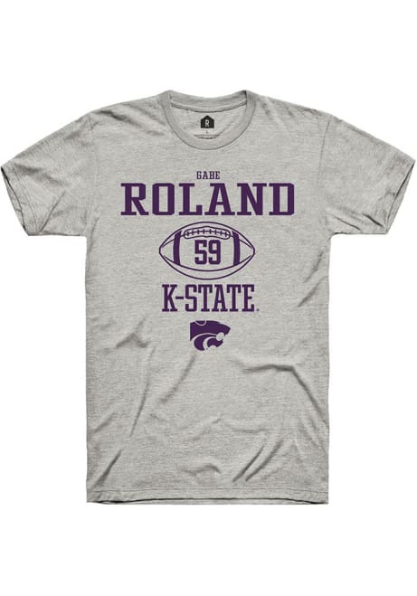 Gabriel Roland Ash K-State Wildcats NIL Sport Icon Short Sleeve T Shirt