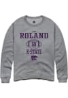 Main image for Gabriel Roland Rally Mens Graphite K-State Wildcats NIL Sport Icon Crew Sweatshirt