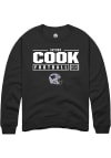 Main image for Jayden Cook Rally Mens Black K-State Wildcats NIL Stacked Box Crew Sweatshirt