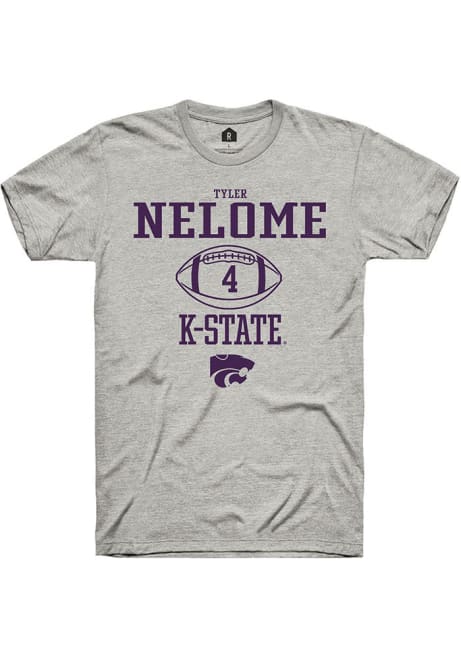 Tyler Nelome Ash K-State Wildcats NIL Sport Icon Short Sleeve T Shirt