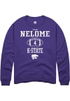 Main image for Tyler Nelome Rally Mens Purple K-State Wildcats NIL Sport Icon Crew Sweatshirt