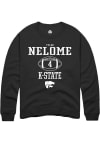 Main image for Tyler Nelome Rally Mens Black K-State Wildcats NIL Sport Icon Crew Sweatshirt