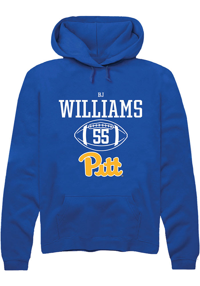 Bj Williams Mens ROYAL Pitt Panthers NIL Sport Icon Hoodie