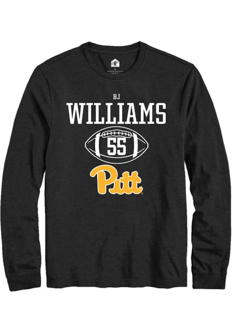 Bj Williams Rally Mens Black Pitt Panthers NIL Sport Icon Tee