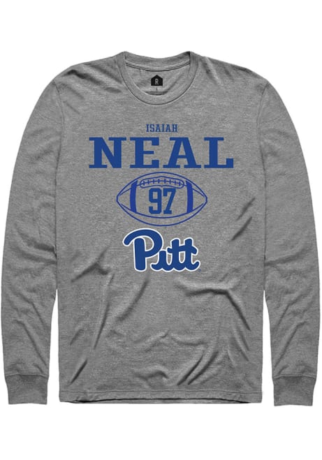 Isaiah Neal Rally Mens Graphite Pitt Panthers NIL Sport Icon Tee