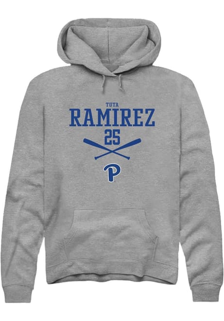 Tuta Ramirez Rally Mens Graphite Pitt Panthers NIL Sport Icon Hooded Sweatshirt