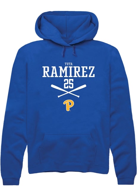 Tuta Ramirez Rally Mens Blue Pitt Panthers NIL Sport Icon Hooded Sweatshirt