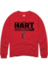 Main image for Robert Hart  Rally Cincinnati Bearcats Mens Red NIL Stacked Box Long Sleeve Crew Sweatshirt