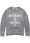 Main image for Brianna Byars Rally Mens Graphite Cincinnati Bearcats NIL Sport Icon Crew Sweatshirt