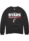 Main image for Brianna Byars  Rally Cincinnati Bearcats Mens Black NIL Stacked Box Long Sleeve Crew Sweatshirt