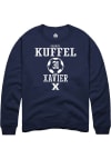 Main image for Gabriel Kuffel  Rally Xavier Musketeers Mens Navy Blue NIL Sport Icon Long Sleeve Crew Sweatshir..