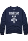 Main image for Taylor Rhinehart  Rally Xavier Musketeers Mens Navy Blue NIL Sport Icon Long Sleeve Crew Sweatsh..