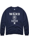 Main image for Bella Ward  Rally Xavier Musketeers Mens Navy Blue NIL Sport Icon Long Sleeve Crew Sweatshirt