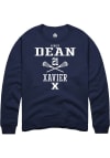 Main image for Aubrey Dean  Rally Xavier Musketeers Mens Navy Blue NIL Sport Icon Long Sleeve Crew Sweatshirt