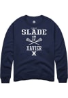 Main image for Claire Slade  Rally Xavier Musketeers Mens Navy Blue NIL Sport Icon Long Sleeve Crew Sweatshirt