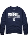 Main image for Katelyn McDonnell  Rally Xavier Musketeers Mens Navy Blue NIL Stacked Box Long Sleeve Crew Sweat..