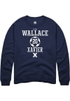 Main image for Izzie Wallace  Rally Xavier Musketeers Mens Navy Blue NIL Sport Icon Long Sleeve Crew Sweatshirt