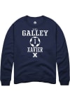 Main image for Maria Galley  Rally Xavier Musketeers Mens Navy Blue NIL Sport Icon Long Sleeve Crew Sweatshirt