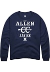 Main image for Drew Allen  Rally Xavier Musketeers Mens Navy Blue NIL Sport Icon Long Sleeve Crew Sweatshirt