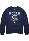 Main image for Trevor Nolan  Rally Xavier Musketeers Mens Navy Blue NIL Sport Icon Long Sleeve Crew Sweatshirt