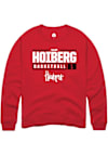Main image for Samuel Hoiberg Rally Mens Red Nebraska Cornhuskers NIL Stacked Box Crew Sweatshirt