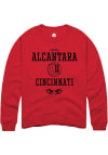 Main image for Elissa Alcantara  Rally Cincinnati Bearcats Mens Red NIL Sport Icon Long Sleeve Crew Sweatshirt