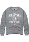 Main image for Elissa Alcantara Rally Mens Graphite Cincinnati Bearcats NIL Sport Icon Crew Sweatshirt