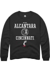 Main image for Elissa Alcantara  Rally Cincinnati Bearcats Mens Black NIL Sport Icon Long Sleeve Crew Sweatshirt