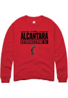 Main image for Elissa Alcantara  Rally Cincinnati Bearcats Mens Red NIL Stacked Box Long Sleeve Crew Sweatshirt