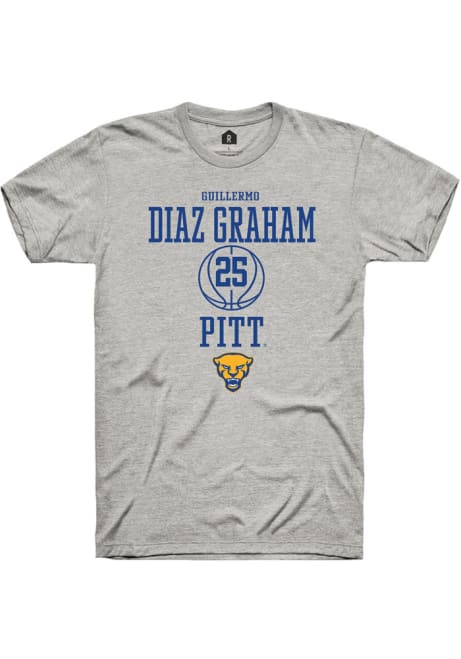 Guillermo Diaz Graham Ash Pitt Panthers NIL Sport Icon Short Sleeve T Shirt