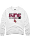 Main image for Cameron Skattebo  Rally Arizona State Sun Devils Mens White NIL Stacked Box Long Sleeve Crew Swe..