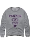 Main image for Hadley Panzer Rally Mens Graphite K-State Wildcats NIL Sport Icon Crew Sweatshirt