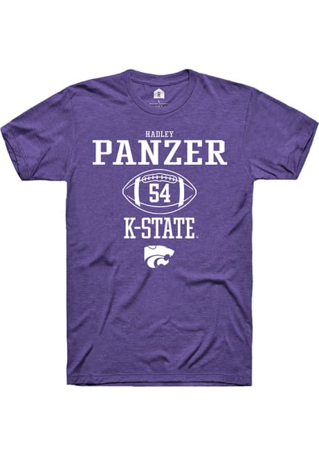Hadley Panzer Purple K-State Wildcats NIL Sport Icon Short Sleeve T Shirt