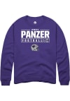 Main image for Hadley Panzer Rally Mens Purple K-State Wildcats NIL Stacked Box Crew Sweatshirt