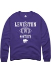 Main image for Kaitori Leveston Rally Mens Purple K-State Wildcats NIL Sport Icon Crew Sweatshirt