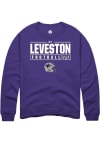 Main image for Kaitori Leveston Rally Mens Purple K-State Wildcats NIL Stacked Box Crew Sweatshirt