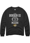 Main image for Luther Burden III  Rally Missouri Tigers Mens Black NIL Sport Icon Long Sleeve Crew Sweatshirt