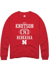 Main image for Brock Knutson Rally Mens Red Nebraska Cornhuskers NIL Sport Icon Crew Sweatshirt
