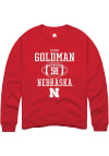 Main image for Mason Goldman Rally Mens Red Nebraska Cornhuskers NIL Sport Icon Crew Sweatshirt