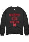 Main image for Riley Van Poppel Rally Mens Black Nebraska Cornhuskers NIL Sport Icon Crew Sweatshirt