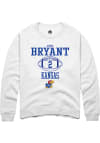 Main image for Cobee Bryant  Rally Kansas Jayhawks Mens White NIL Sport Icon Long Sleeve Crew Sweatshirt