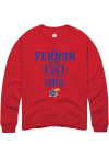 Main image for Reis Vernon  Rally Kansas Jayhawks Mens Red NIL Sport Icon Long Sleeve Crew Sweatshirt